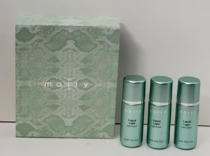 MALLY Liquid Light Eyecolor Eyeshadow Trio: Brown, Champagne, Plum with Brush - Picture 1 of 4
