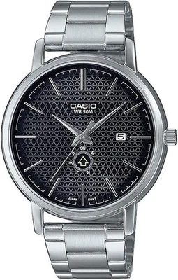 Casio Collection MTP-B125D-1AVEF Orologio Da Polso Analogico Uomo Quadrante Nero - Immagine 1 di 4