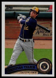 2021 Topps Archives #258 Christian Yelich Milwaukee Brewers - Picture 1 of 2