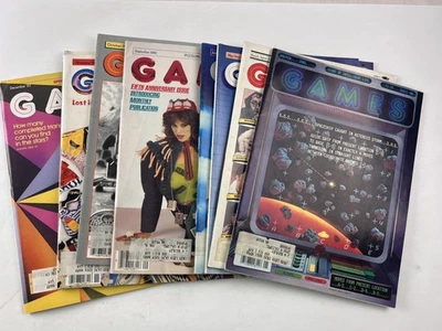 Vintage 1982 Games Magazine Lot Puzzle Trivia Brain Teasers Full Year Set Issues - Image 1 of 4