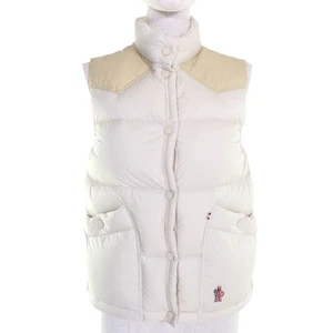 Chaleco de Plumón MONCLER GRENOBLE SORAPIS Logo Parche Logo Botón Blanco Mujeres 0 - Imagen 1 de 15