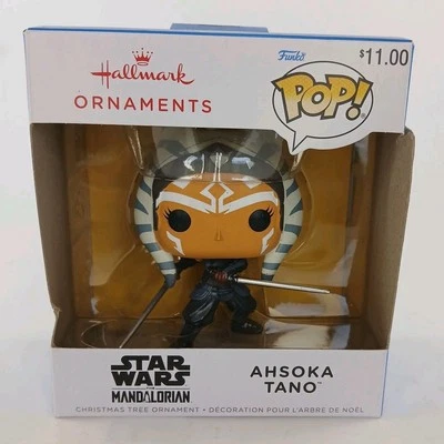 HALLMARK FUNKO POP STARWARS ORNAMENTO AHSOKA TANO Árbol de Navidad Lucasfilm Decoración Foto 1 de 4