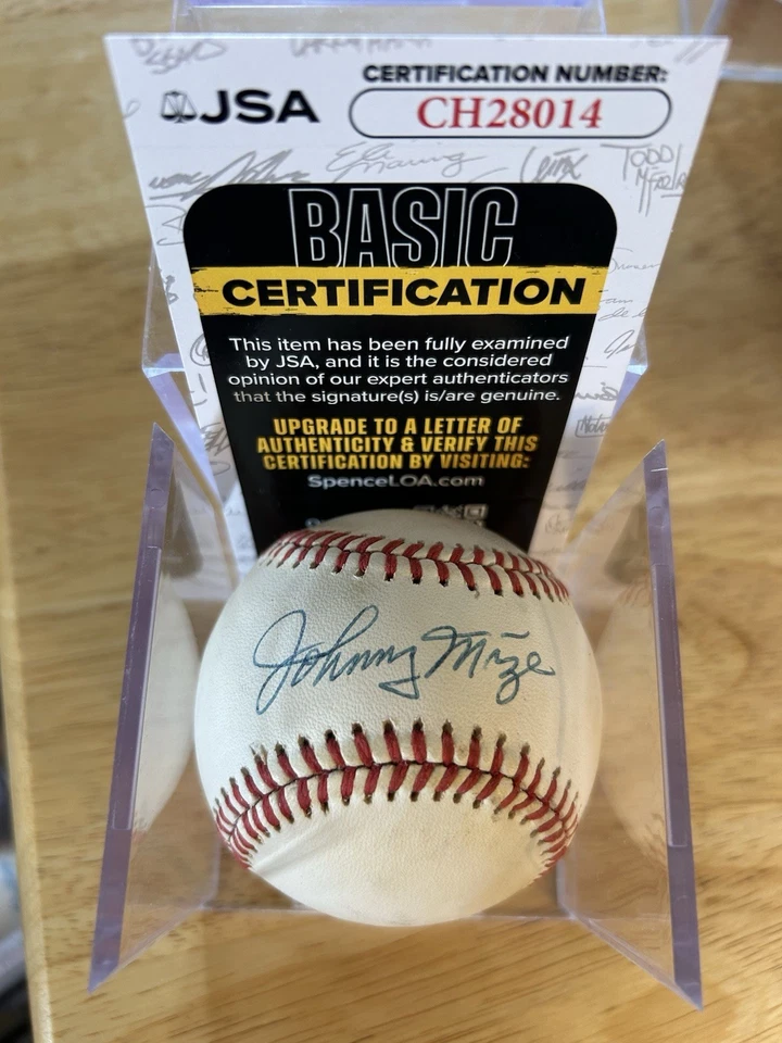 Johnny Mize Autographed RON Baseball - JSA COA CH28014 - Image 1 of 1