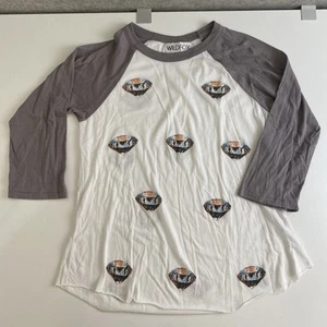 Wildfox Diamond Mid-Sleeve T-Shirt Size Small Lightweight Soft Thin - Picture 1 of 9