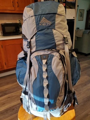 Kelty Coyote 4500Ws Internal Frame Hydration Womens Backpack Gray Blue NWOT. - Image 1 of 4