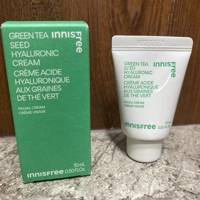INNISFREE зеленый чай семена гиалуроновой крем для лица крем мини новый в коробке новый и запечатанный - Изображение 1 из 4