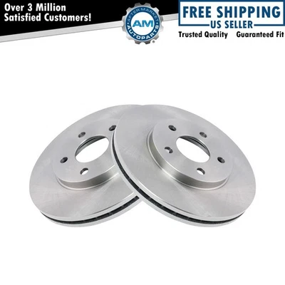 Front Brake Rotors Set For 2004-2008 Chevrolet Malibu 2006-2007 Pontiac G6 - Image 1 of 3