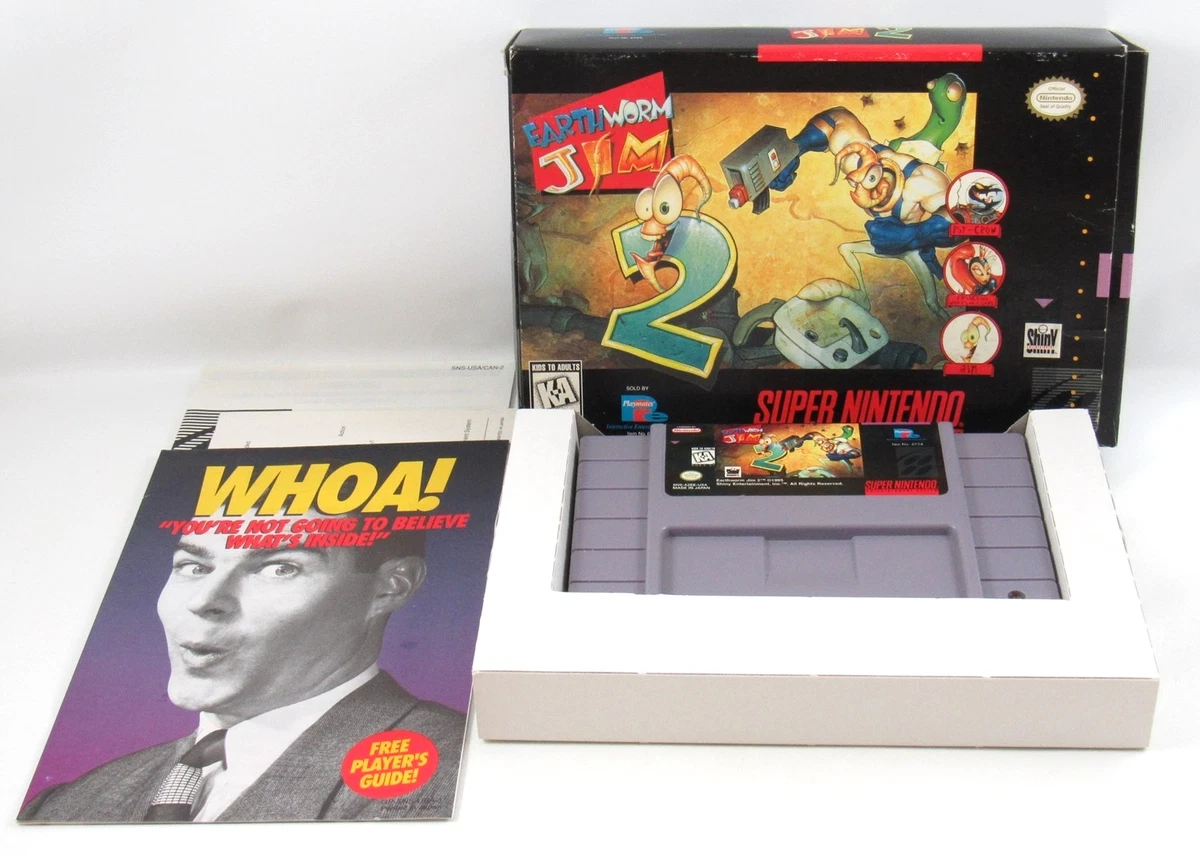Nintendo SNES Earthworm Jim 2 Video Games for sale | eBay
