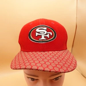 San Francisco 49ers Hat Cap Fitted Mens 6 3/8 Red NFL Football New Era - Picture 1 of 12