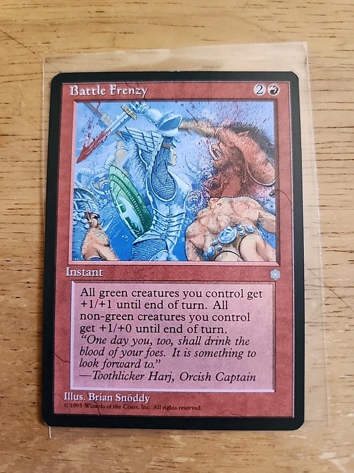 Battle Frenzy - Ice Age - MTG Magic - Common - Red Instant - Image 1 of 1