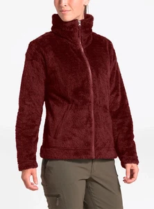 The North Face Jacke Furry Fleece 2.0 Full Zip weich kuschelig Mantel granatrot XS - Bild 1 von 10