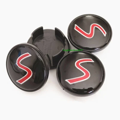 Комплект 54 мм S центральные колпаки ступицы колеса автомобиля для MINI Cooper JCW R50 R52 R53 R56 R60 - Изображение 1 из 2