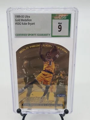 CSG 9 1999-00 KOBE BRYANY GOLD MEDALLION #50G FLEER ULTRA GRADED - Image 1 of 4