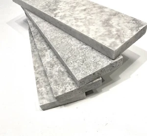 Piso de pared de azulejos afilados y rectos gris plateado travertino 2x8 (se vende por pieza) - Imagen 1 de 4