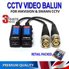 CCTV Video Balun BNC Plug HD-TVI AHD Twisted Pair CAT5 Pair for Hikvision DVR