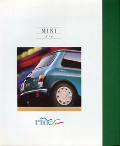 Rover Mini Rio UK market sales brochure 1993 4477 - Picture 1 of 1