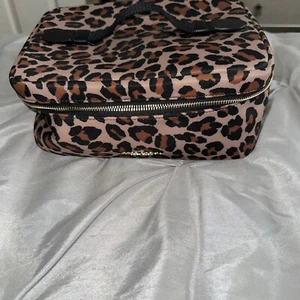 Kate Spade Leopard Travel Cosmetic Bag - Picture 1 of 7