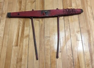 Hand Made Antique Original Red Wiffletree YOKE Big 36” Farm Decor - Picture 1 of 7