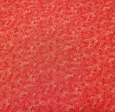 Cute As A Bug BTY Kari Pearson Quilting Treasures Bright Tonal Lt Red Blender - Image 1 of 3