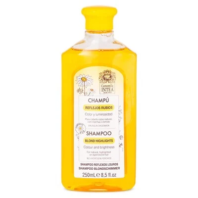 Intea Chamomile Blonde Highlights Shampoo. Non-Ammonia Natural Brightening 250ml - Image 1 of 4