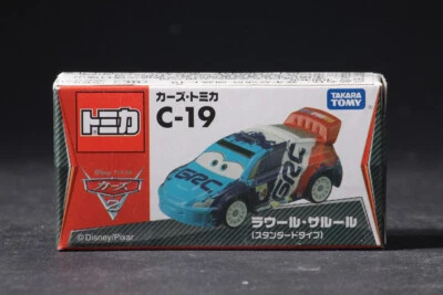 Takara Tomy Tomica Disney Pixar Cars 2 C-19 Raoul Caroul Mini Diecast Car - Image 1 of 3