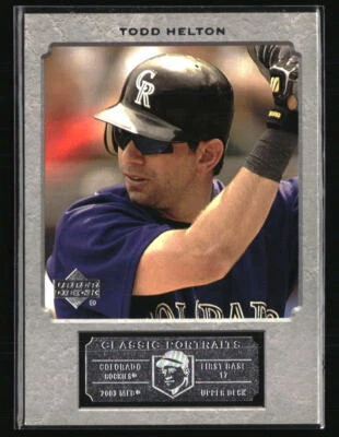 Todd Helton 2003 Upper Deck Classic Portraits #51 Baseball Card - Image 1 of 2