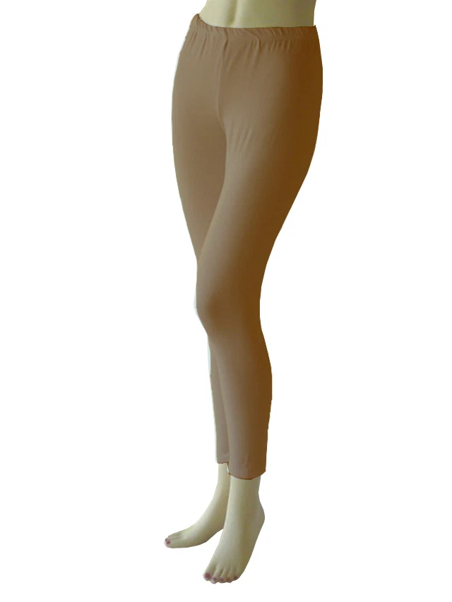 Leggings de algodón spandex 34" entrepierna de longitud completa de Emily Chen (S-5XL altas niñas) Foto 1 de 1