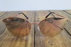 Vintage JCP JC Penney Sunglasses Mirrored Rose Gold Aviator NS1120 Sun Glasses - Picture 1 of 10