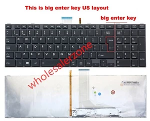 Nuova tastiera retroilluminata per Toshiba S850D S855 S870 S875 P850 P870 Qosmio X870 X875 - Foto 1 di 4