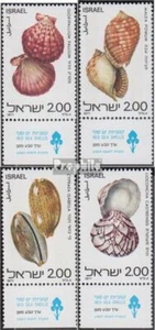 Israel 726-729 con Tab (completa edición) sobres primer día 1977 Mejillones y Ca - Imagen 1 de 1