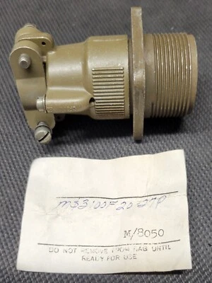 ITT CANNON MS3100F20-27P Mil-Spec 14 Pin Connector With Backshell - Image 1 of 4