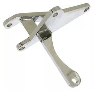 Chrome Alternator Bracket - BB Big Block Chevy 396-454 With Short Water Pump - Picture 1 of 1