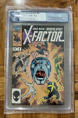 X-FACTOR #6 Pgx 9.2 July 1986 1st App Apoclypse & Alliance of Evil , Not Cgc - Image 1 of 3