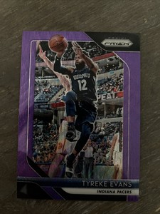 2018-19 Panini Prizm Prizms Purple Wave #94 Tyreke Evans - NM-MT