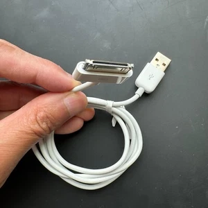 Oryginalny kabel do ładowania danych Apple 30 pin na USB iPod, iPhone, iPad - Zdjęcie 1 z 3