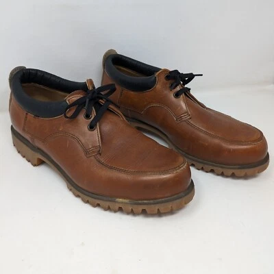 Vintage Red Wing Shoes Brown Leather Oxford Men's Sz 8.5 Vibram Sole Made In USA - Image 1 of 4