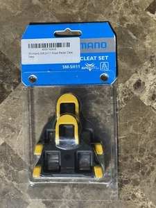 SPD SL-Cleat Set Shimano SM-SH11 Yellow.  414ae - Picture 1 of 1