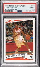 2006 Topps #B19 Kevin Durant Mcdonald's All-American PSA 9