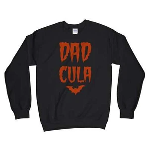 Dadcula Sweatshirt Dad Halloween Sweater - Picture 1 of 14