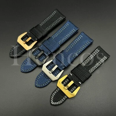 24 MM 26 MM Canvas Nylon Watch Band Strap Fits For Panerai PAM 1122 Luminor Sub - Изображение 1 из 2