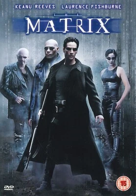 The Matrix (1999) DVD, Keanu Reeves, Laurence Fishburne, Carrie-Anne Moss - Image 1 of 2