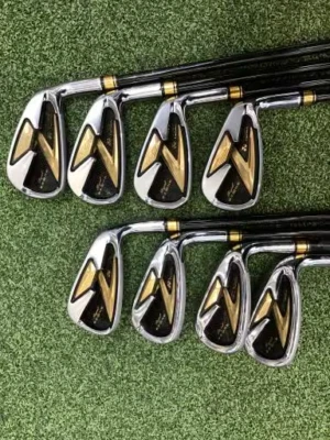 2012 Yonex EZONE Royal 5~Sw 8pc NANOPREME NPR40 R-flex Iron Set Golf Club R602 - Image 1 of 4
