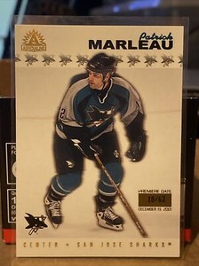 2001-02 Pacific Adrenaline Premiere Date #166 Patrick Marleau #18/62