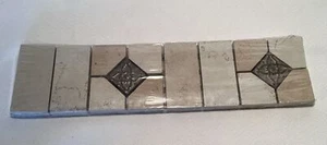 NOS Del Conca Decorative Border Venice Listello Mosaic Insert Accent Tile 3x12 - Picture 1 of 10