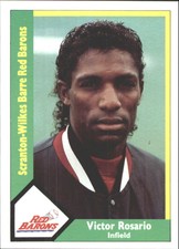 1990 Scranton Red Barons CMC #15 Victor Rosario