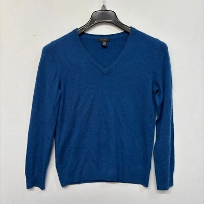 Suéter Top Only Mine Mujer 100% Cachemira Talla LP Grande Pequeño Azul B384 -2 Foto 1 de 4