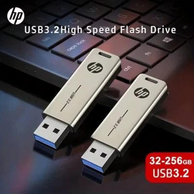 32GB 64GB HP USB 3.2 Flash Metal Pen Drive sticks High Speed External Storage - Image 1 of 4