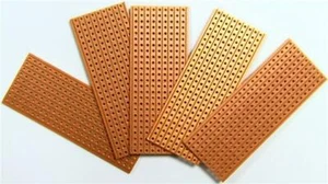 5 x 25x64mm Strip Board Printed Circuit PCB Vero Prototyping 9 Tracks by 25 Hole - Picture 1 of 1