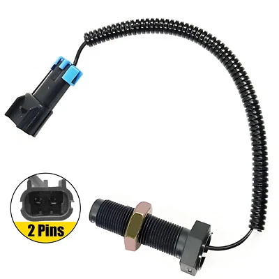 5055505 New Single Connector 2 Prong Screw In Type Speed Sensor Fit For Mack LEU Foto 1 de 4