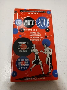 Red White & Rock VHS Tape - Picture 1 of 2
